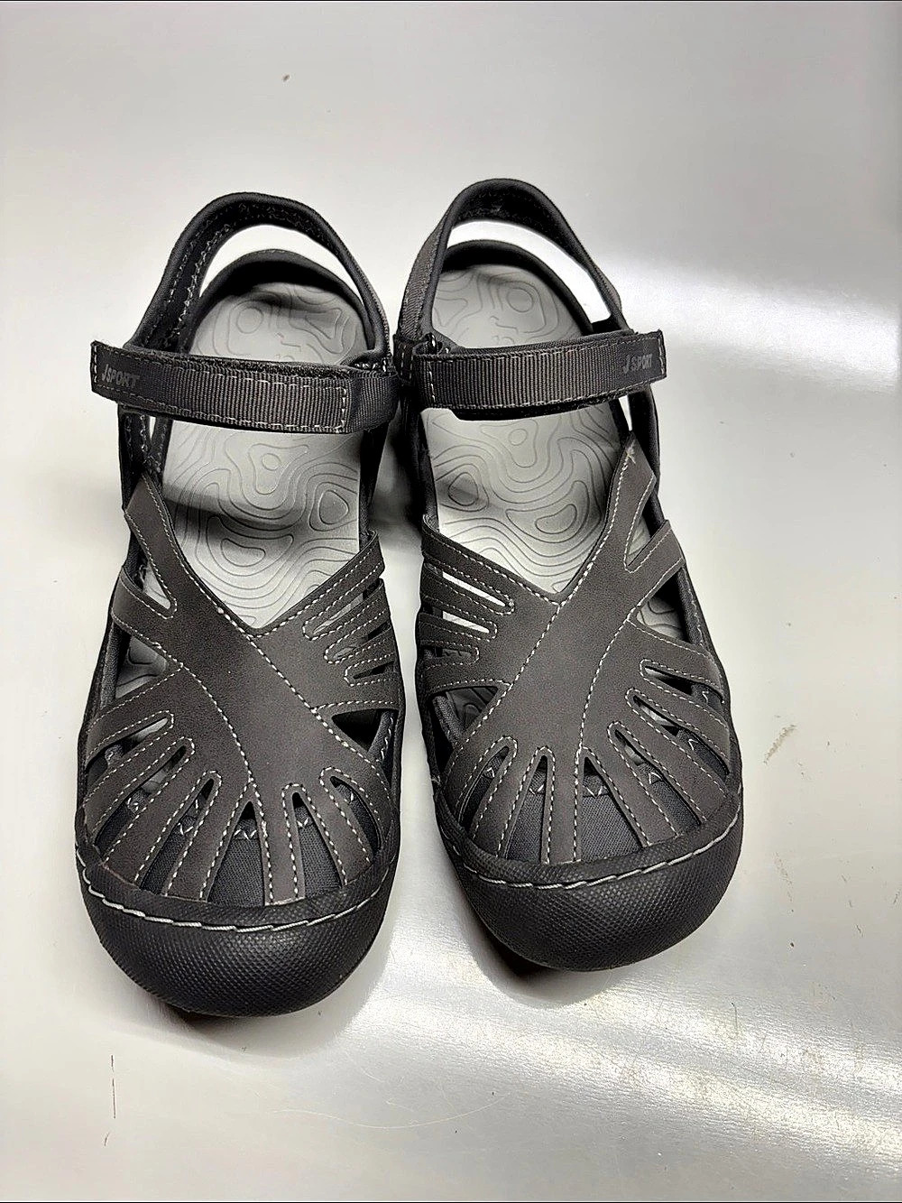 Poppy Women's Gray Sandals US 9 M